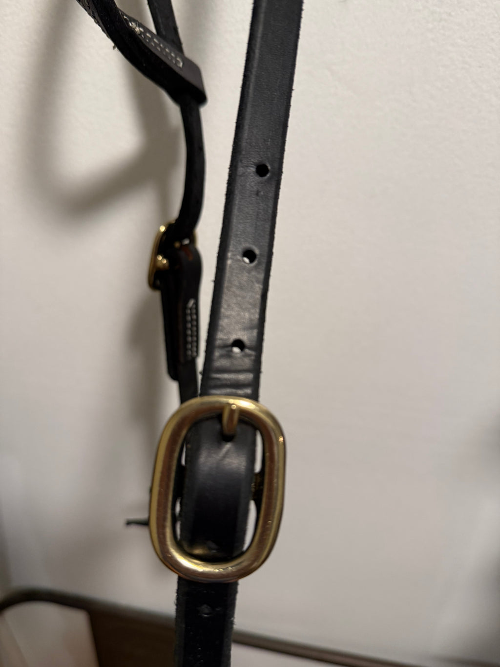 One ear tie end headstall