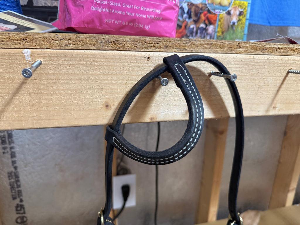 Black one ear headstall