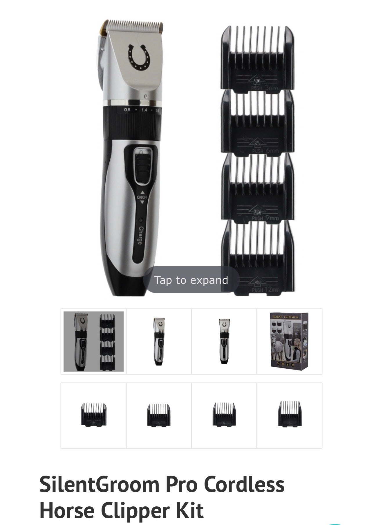 Cordless clippers