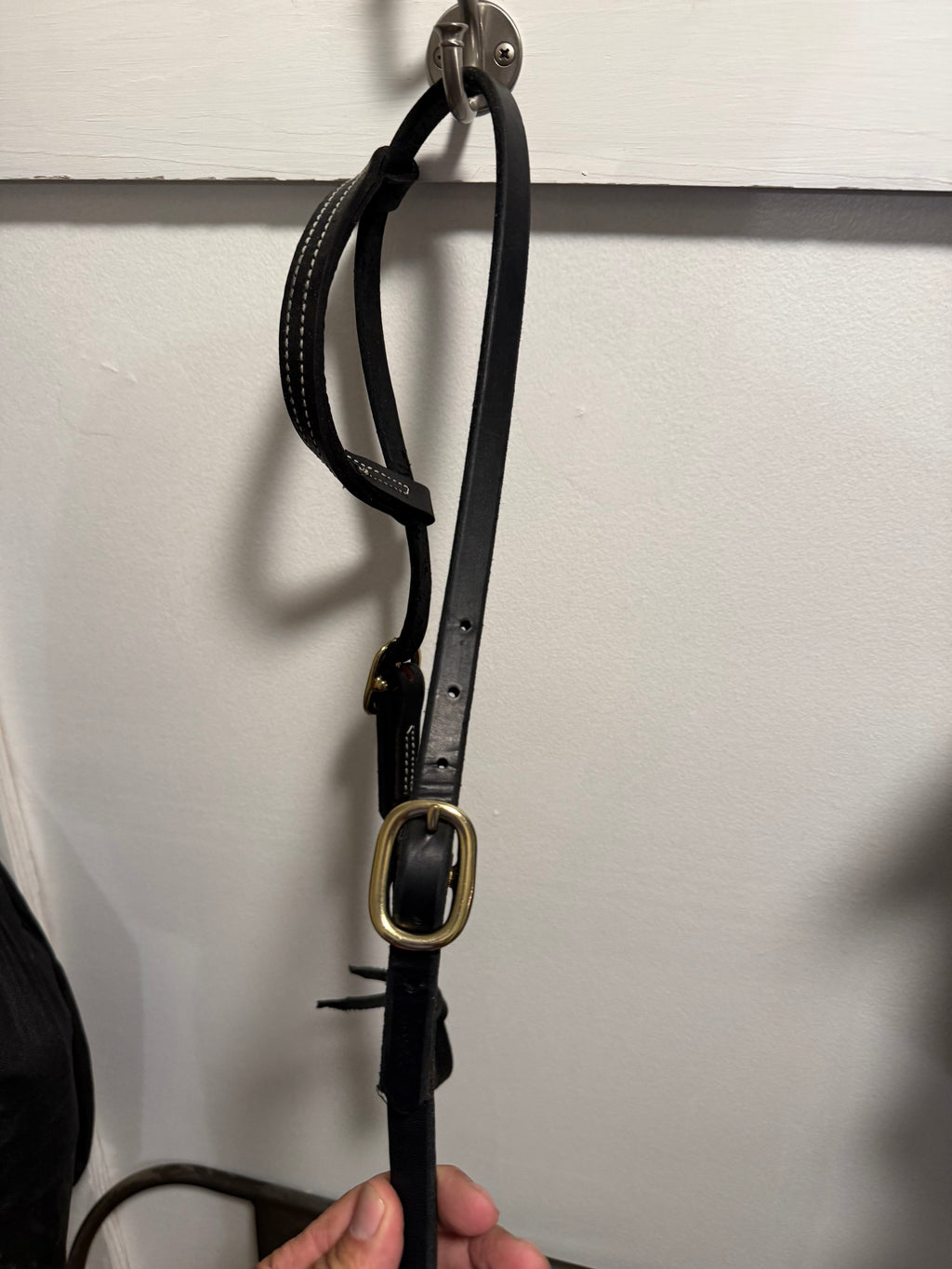 One ear tie end headstall