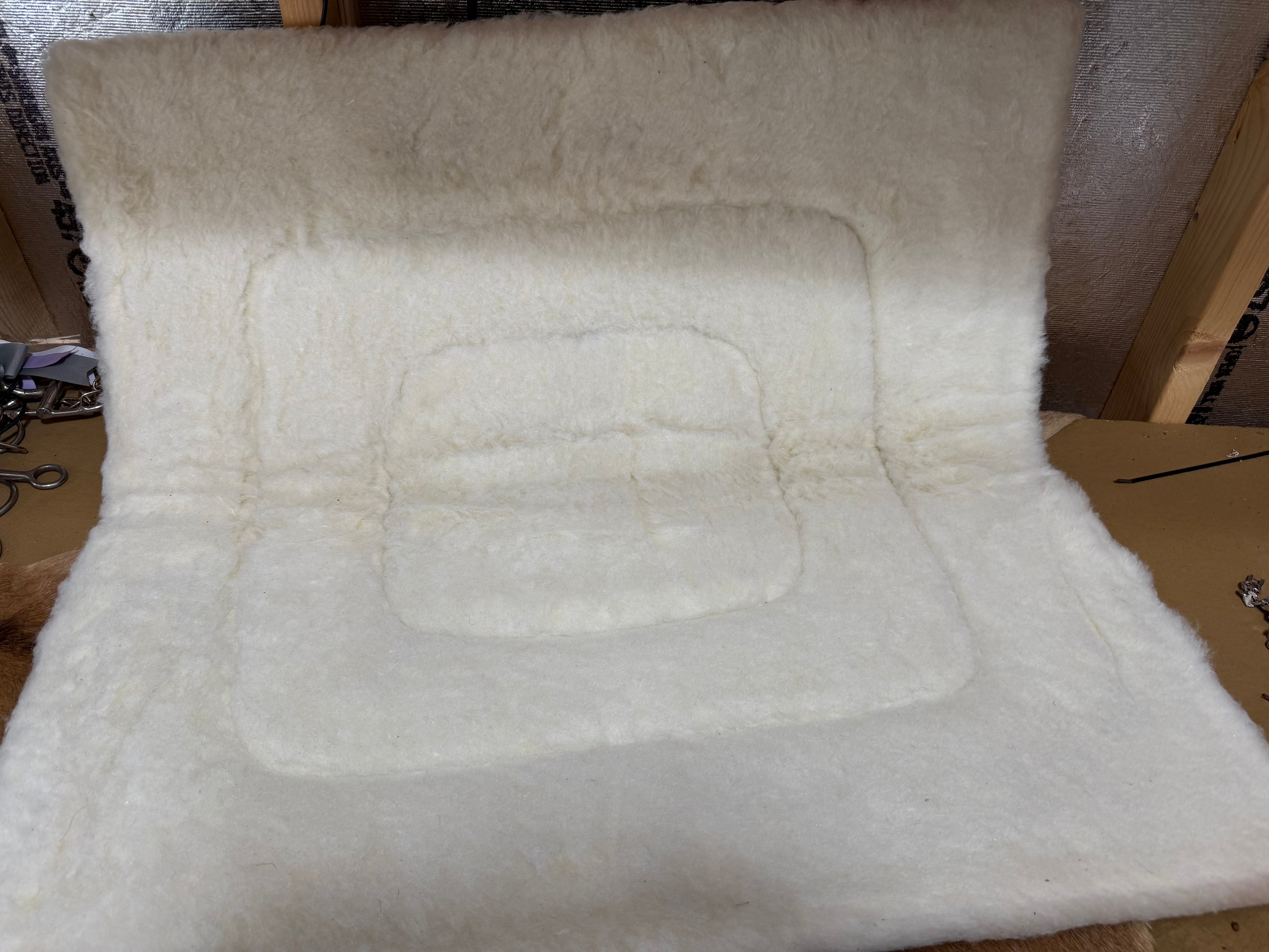 Work saddle pad