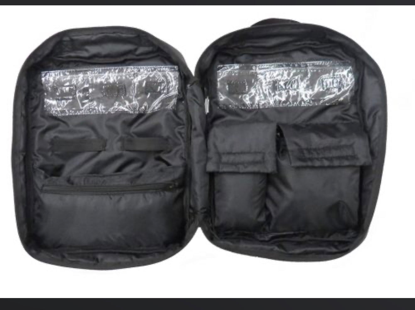 Padded nylon clipper and accessory organizer