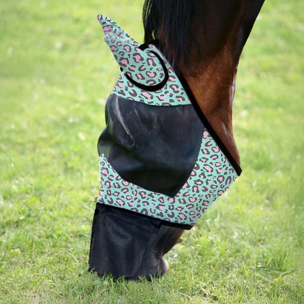 Jeffers Expression Deluxe Mesh Horse Fly Mask with Ears and Nose