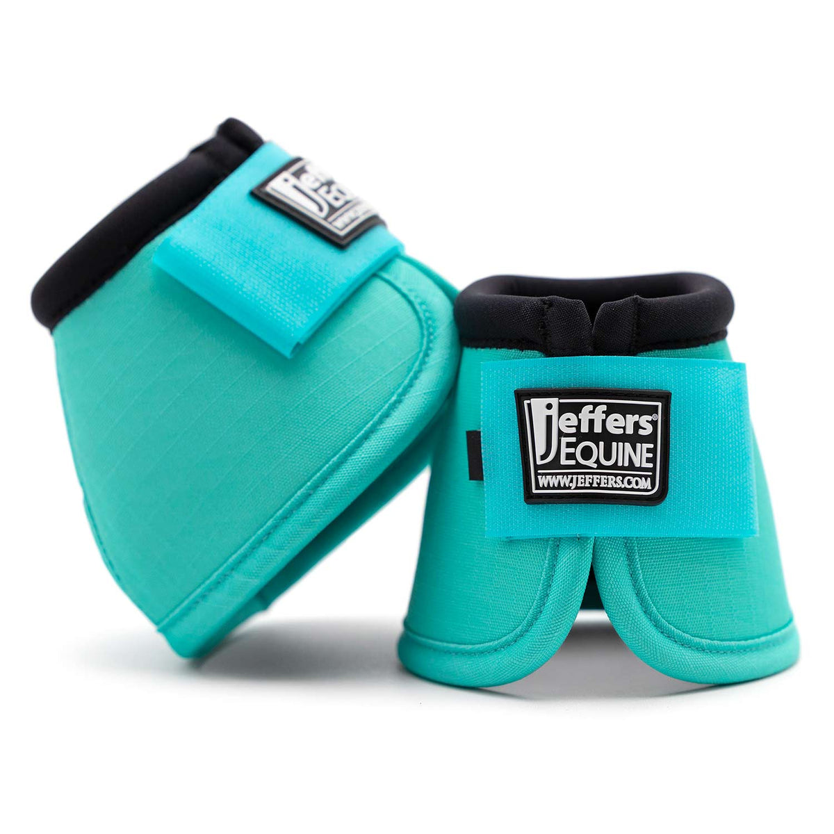 Jeffers No-Turn Bell Boots for Horses, Solid Colors, 2 ct